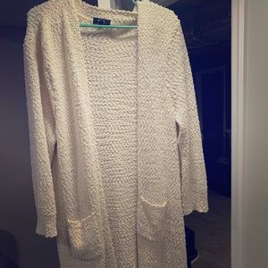 Long cardigan!